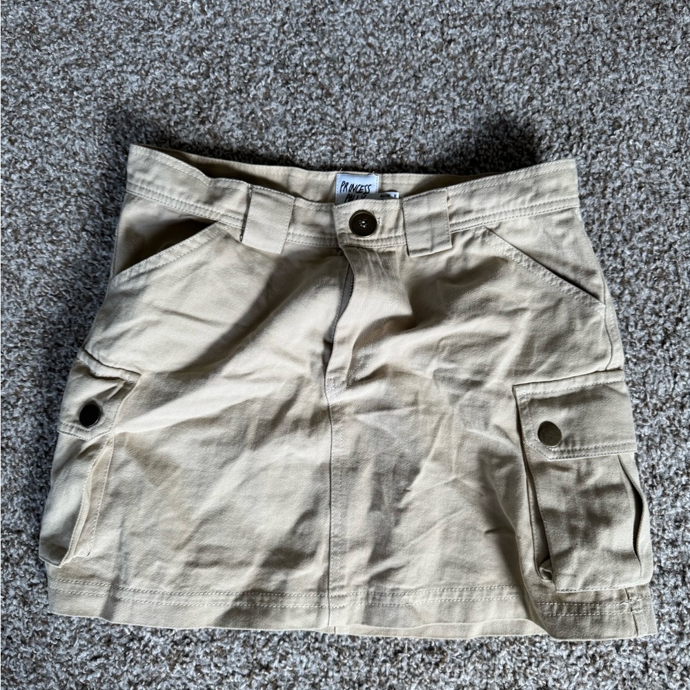 Princess Polly Beige Mini Skirt